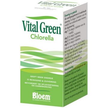 BLOEM VITAL GREEN CHLORELLA TABLETTEN 1000 STUKS