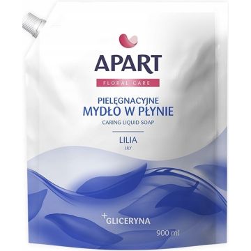 APART FLORAL CARE LILY CARING LIQUID SOAP VLOEIBARE ZEEP (NAVULLING) 900 ML