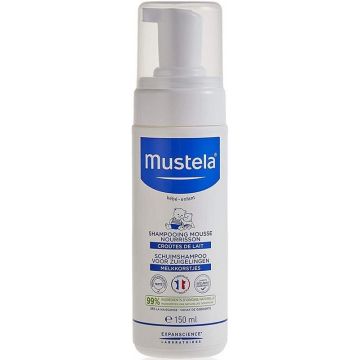 MUSTELA BEBE SCHUIMSHAMPOO VOOR ZUIGELINGEN POMP 150 ML