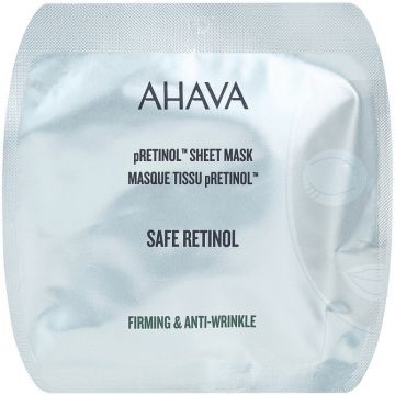 AHAVA SAFE RETINOL (AHAVA) SAFE RETINOL PRETINOL FIRMING & ANTI-WRINKLE SHEET MASK GEZICHTSMASKER ZAKJE 17 GRAM