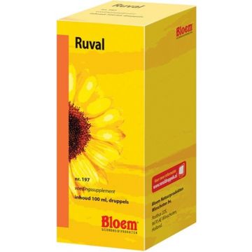 BLOEM RUVAL DRUPPELS FLES 100 ML