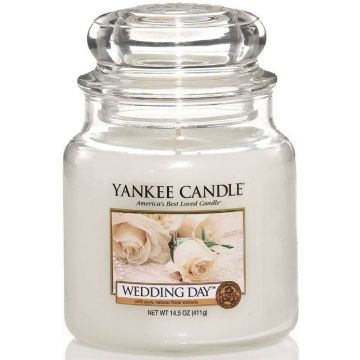 YANKEE CANDLE WEDDING DAY GEURKAARS POT 411 GRAM