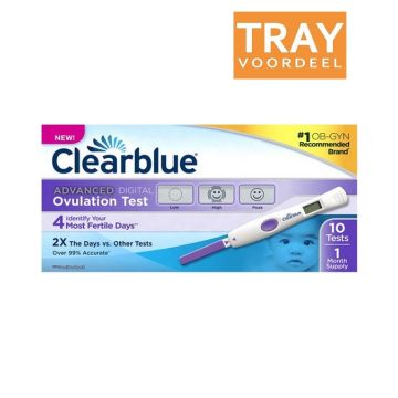CLEARBLUE OVULATIETEST ADVANCED DIGITAL TRAY 3 X 10 STUKS