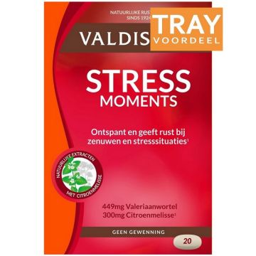 VALDISPERT STRESS MOMENTS (VALDISPERT) STRESS MOMENTS TABLETTEN TRAY 133 X 20 STUKS