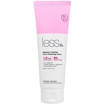 HOLIKA HOLIKA LESS ON SKIN REDNESS CALMING CICA CLEANSING FOAM GEZICHTSREINIGER TUBE 150 ML