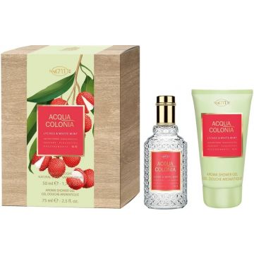 4711 ACQUA COLONIA LYCHEE & WHITE MINT GESCHENKSET 1 STUK