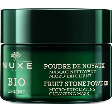 NUXE FRUIT STONE POWDER MICRO-EXFOLIATING CLEANSING MASK GEZICHTSMASKER POT 50 ML