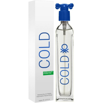 BENETTON COLD EDT FLES 100 ML (DOOSJE BESCHADIGD)