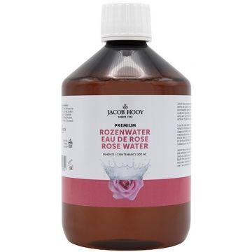 JACOB HOOY PREMIUM ROZENWATER GEZICHTSREINIGER FLACON 500 ML