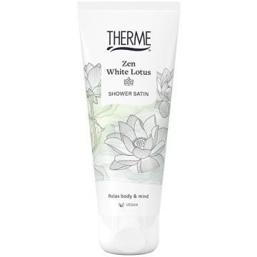 THERME SKINCARE ZEN WHITE LOTUS (THERME) ZEN WHITE LOTUS SHOWER SATIN DOUCHECREME TUBE 75 ML