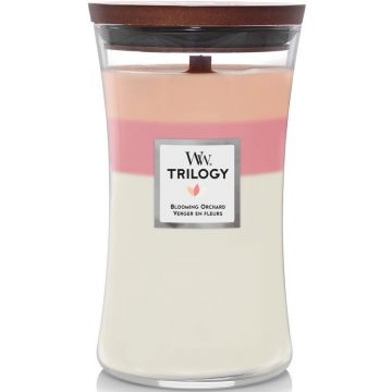 WOODWICK TRILOGY BLOOMING ORCHARD GEURKAARS POT 609,5 GRAM