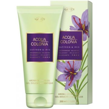 4711 ACQUA COLONIA SAFFRON & IRIS SHOWER GEL DOUCHEGEL TUBE 200 ML