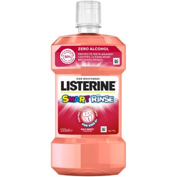 LISTERINE FOR KIDS SMART RINSE MILD BERRY MONDSPOELING 500 ML