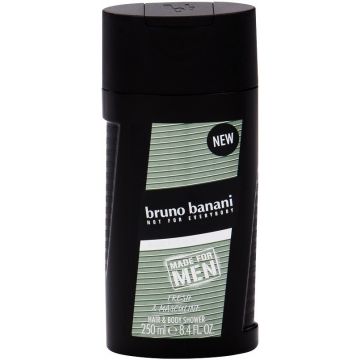 BRUNO BANANI MADE FOR MEN HAIR & BODY SHOWER DOUCHEGEL 250 ML