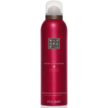 RITUALS THE RITUAL OF AYURVEDA INDIAN ROSE & SWEET ALMOND OIL HARMONIZING FOAMING SHOWER GEL DOUCHESCHUIM 200 ML