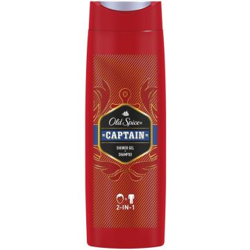 OLD SPICE CAPTAIN 2 IN 1 SHOWER GEL DOUCHEGEL FLACON 400 ML