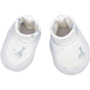 SOPHIE DE GIRAF BLAUW 1-3M SLOFJES 1 PAAR