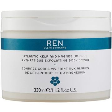 REN ATLANTIC KELP AND MAGNESIUM (REN) ATLANTIC KELP AND MAGNESIUM SALT ANTI-FATIGUE EXFOLIATING BODY SCRUB POT 330 ML
