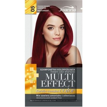 JOANNA MULTI EFFECT (JOANNA) MULTI EFFECT 05 RED CURRANT INSTANT COLOR SHAMPOO HAARKLEURING ZAKJE 35 GRAM