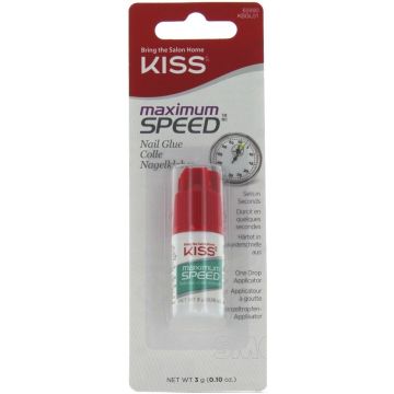 KISS MAXIMUM SPEED NAIL GLUE NAGELLIJM 3 GRAM
