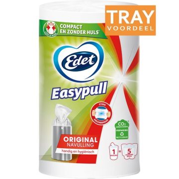 EDET EASYPULL ORIGINAL KEUKENPAPIER NAVULLING 6 X 1 ROL