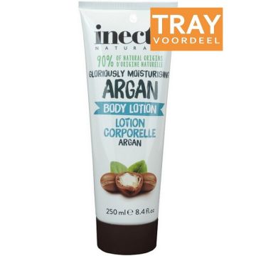 INECTO NATURALS ARGAN (INECTO) ARGAN GLORIOUSLY MOISTURISING ARGAN BODYLOTION TRAY 6 X 250 ML
