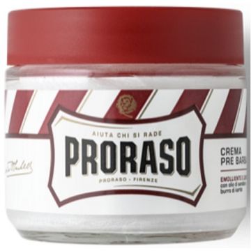PRORASO RED PRE-SHAVE CREME SANDELOLIE 100 ML