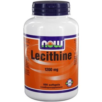 NOW LECITHINE 1200 MG SOFTGELS POT 100 STUKS