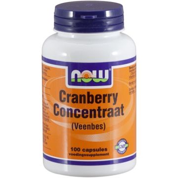 NOW CRANBERRY CONCENTRAAT CAPSULES POT 100 STUKS