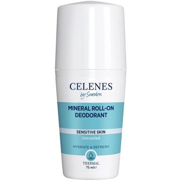 CELENES THERMAL SENSITIVE SKIN MINERAL ROLL-ON DEODORANT ROLLER 75 ML