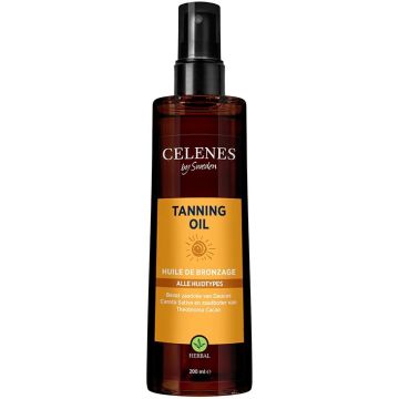 CELENES HERBAL TANNING OIL ZONNEBRUINEROLIE 200 ML