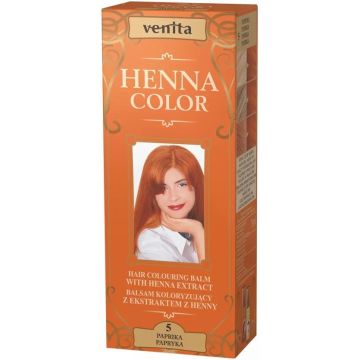 VENITA HENNA COLOR (VENITA) HENNA COLOR 5 PAPRIKA HAIR COLOURING BALM 75 ML