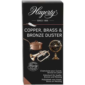 HAGERTY COPPER, BRASS & BRONZE DUSTER POLIJSTDOEK DOOSJE 1 STUK