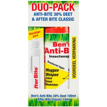 AFTER BITE ANTI-BITE 30% DEET & AFTER BITE CLASSIC SET 114 ML