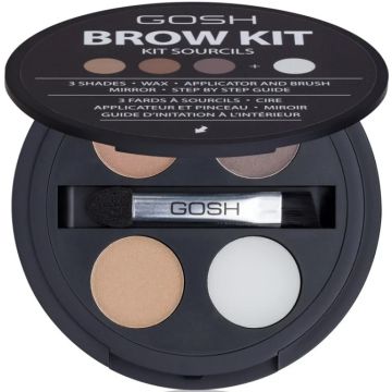 GOSH EYEBROW KIT WENKBRAUW KIT DOOSJE 1 STUK