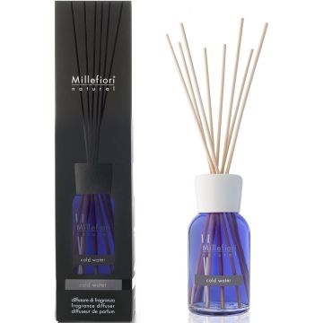 MILLEFIORI NATURAL COLD WATER FRAGRANCE DIFFUSER GEURSTOKJES 100 ML