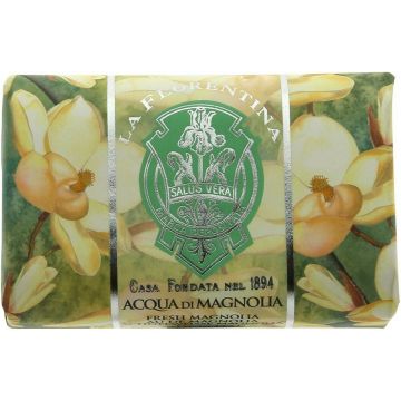 LA FLORENTINA FRESH MAGNOLIA BATH SOAP BADZEEP WIKKEL 200 GRAM