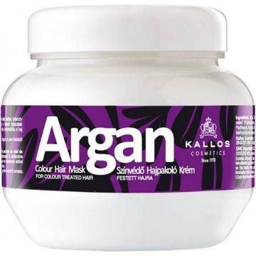 KALLOS ARGAN COLOUR (KALLOS) ARGAN COLOUR HAIR MASK HAARMASKER POT 275 ML