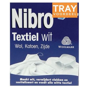 NIBRO TEXTIEL WIT TRAY 6 X 5 STUKS