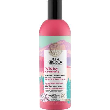 NATURA SIBERICA TAIGA (SIBERICA) TAIGA WILD ICY CRANBERRY NATURAL SHOWER GEL DOUCHEGEL FLACON 270 ML