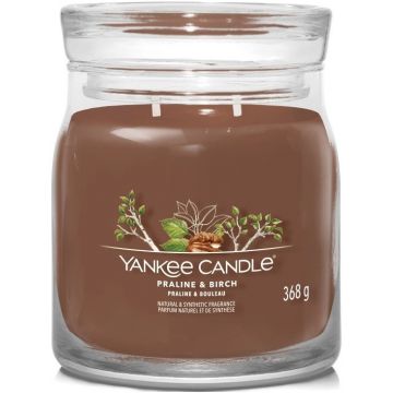 YANKEE CANDLE PRALINE & BIRCH GEURKAARS 368 GRAM