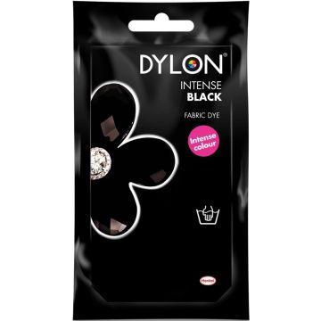 DYLON INTENSE BLACK HANDWAS TEXTIELVERF 50 GRAM
