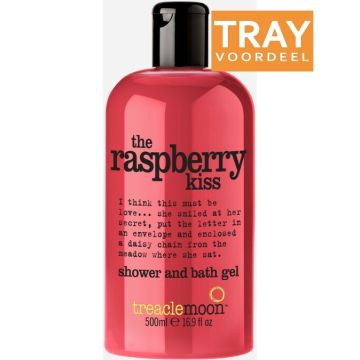 TREACLEMOON THE RASPBERRY KISS (TREACLEMOON) THE RASPBERRY KISS SHOWER AND BATH GEL DOUCHEGEL TRAY 3 X 500 ML