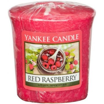 YANKEE CANDLE RED RASPBERRY GEURKAARS 49 GRAM
