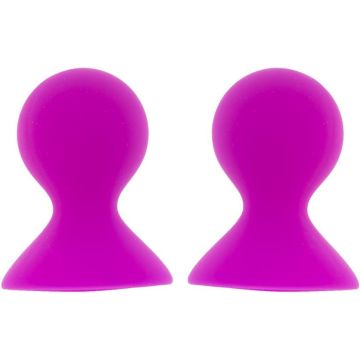 DREAM TOYS PLEASURE PUMPS SILICONE NIPPLE SUCKERS TEPELZUIGERS (ROZE) 2 STUKS