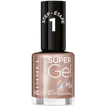RIMMEL SUPER GEL BY KATE (RIMMEL) SUPER GEL BY KATE 071 GUILTY PLEASURE NAGELLAK POTJE 12 ML