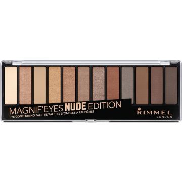 RIMMEL MAGNIF'EYES (RIMMEL) MAGNIF'EYES 001 NUDE EDITION EYES PALETTE OOGSCHADUW 14,16 GRAM