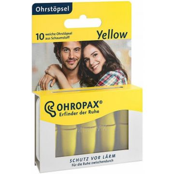 OHROPAX YELLOW OORDOPJES 10 STUKS