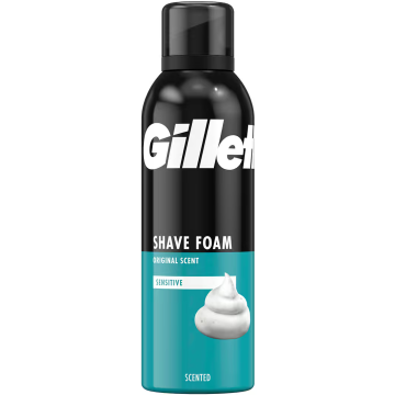 GILLETTE GEVOELIGE HUID (GILLETTE) SCHUIM GEVOELIGE HUID SCHEERSCHUIM SPUITBUS 200 ML