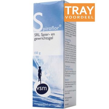 VSM SPIROFLOR SRL SPIER- EN GEWRICHTSGEL TRAY 50 X 150 GRAM